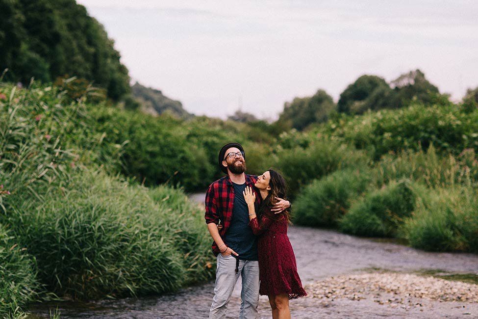 Great engagement photography does not need posed portraits.