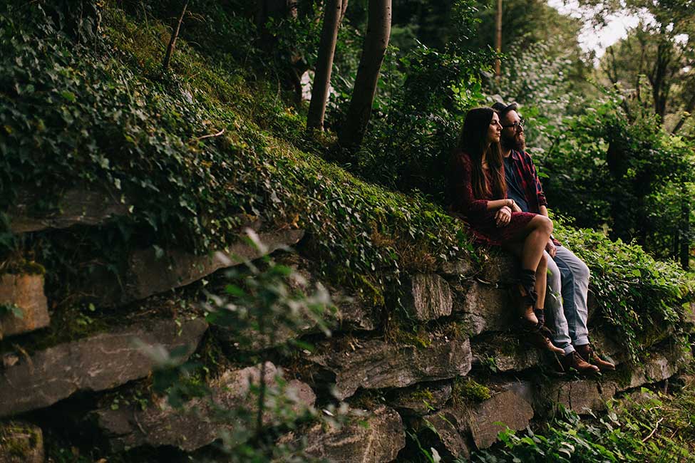 A couple's photography engagement session in Austria. Austrian wedding photography.