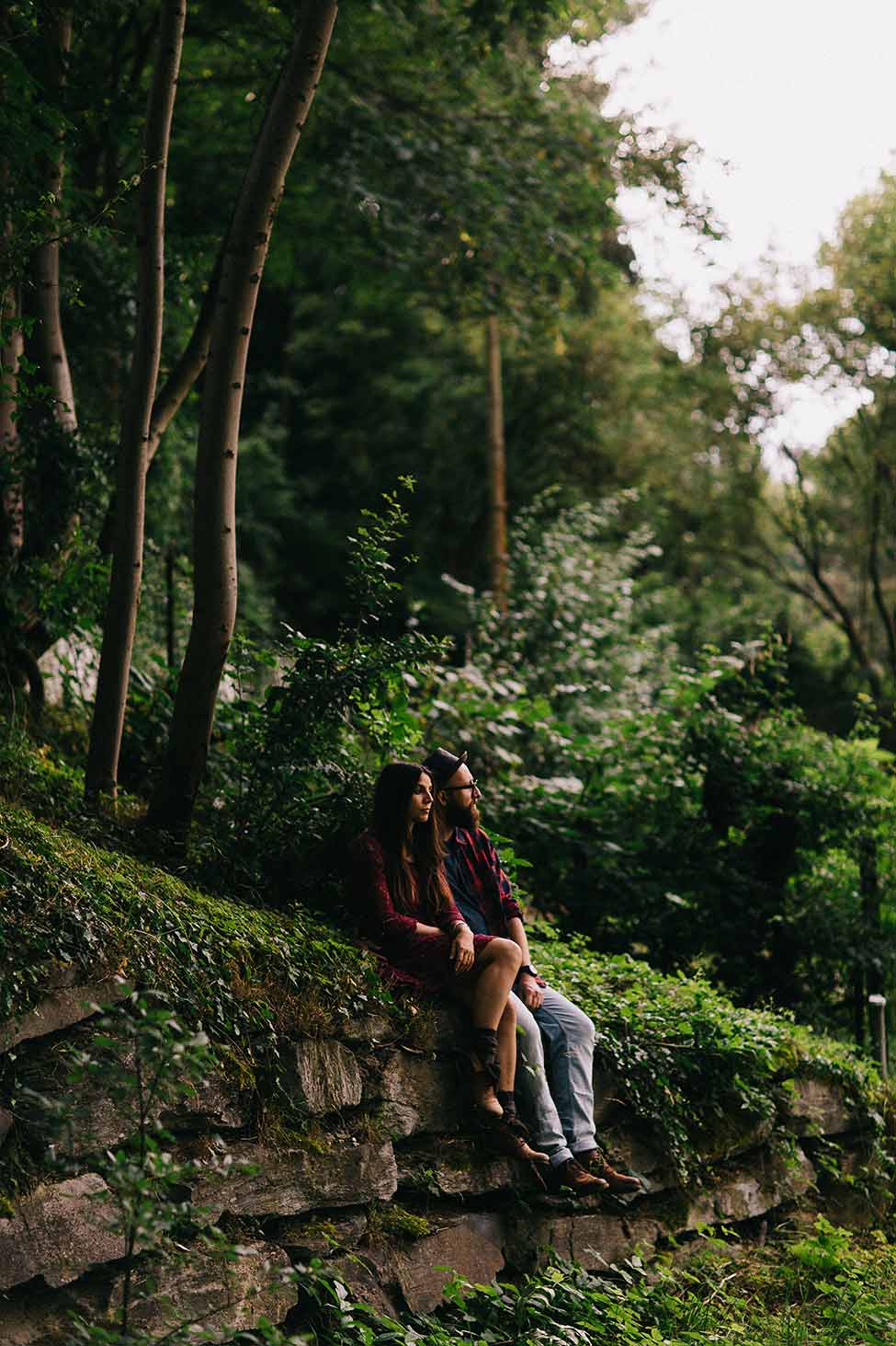 Ein Paar Fotografie-Engagement in Österreich.