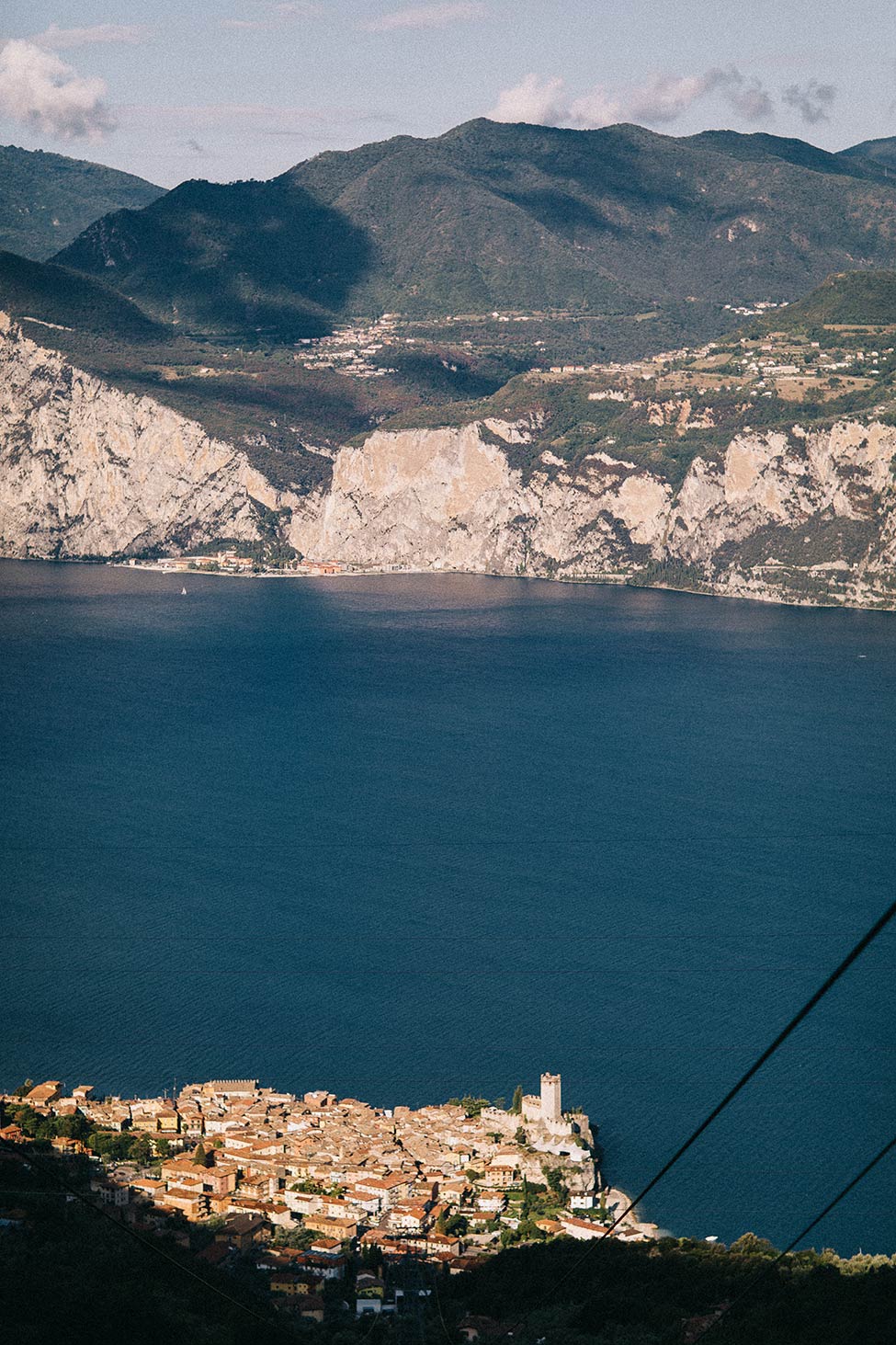 Malcesine, Italy is the perfect spot for wedding photographs by destination wedding photographers, we are the hoffmans.