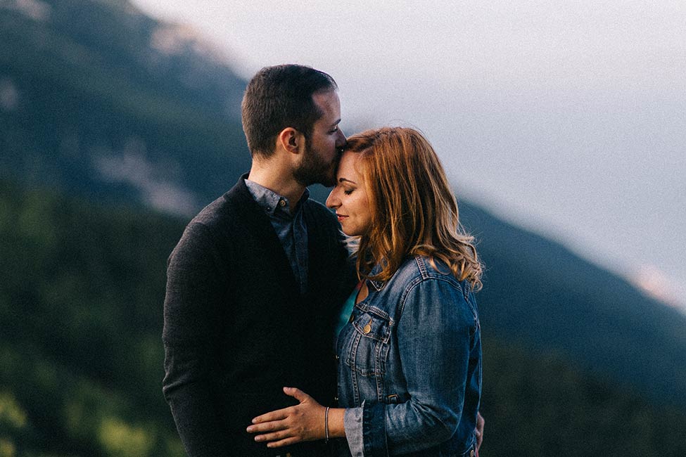 Beautiful couple elopes in Malcesine, Italy wedding photographer.