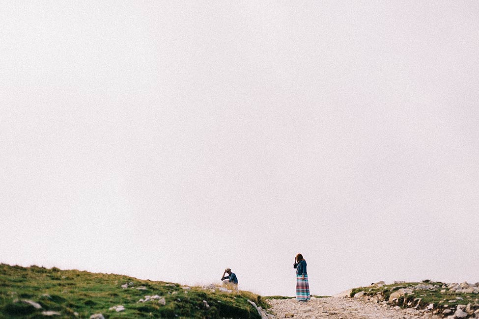 Adventuring in the Alps for these Italian couple session.