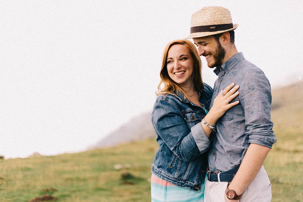 Couples adventure on top of monte baldo, near lago di garda, Italy wedding photographer.