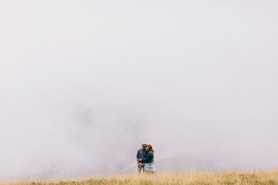 Mountain adventure session by destination wedding photographer in Italy.