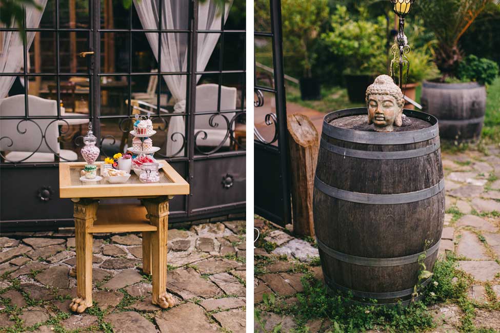 Eclectic details are the way to go for your wedding day near the ancient city of Wien.