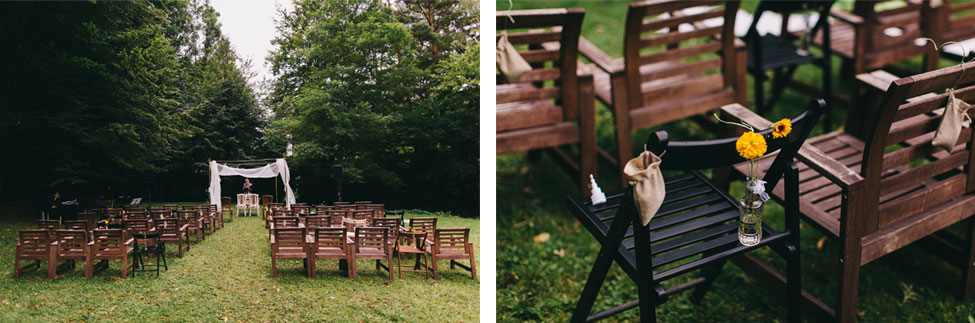 The best wedding ceremonies are nestled in the tress of an ancient forest.