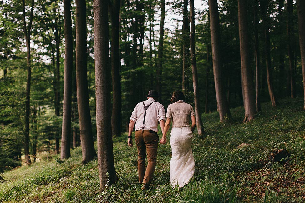 Make sure your wedding photographer is willing to do whatever it takes and wander wherever the love leads.