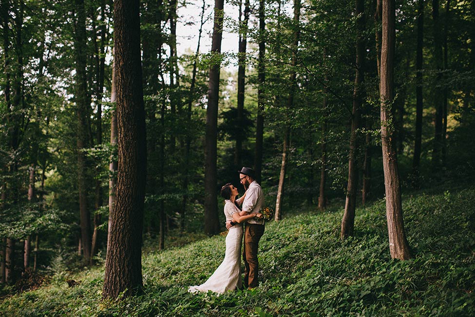 Get off the trail and go on and adventure on your wedding day.